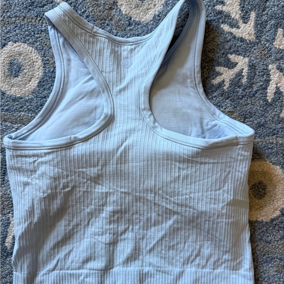 lululemon athletica Sky Blue Ribbed Tank Top - Picture 2 of 2